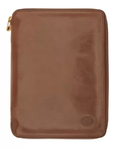 The Bridge Kleine Schreibmappe In Braun/Gold