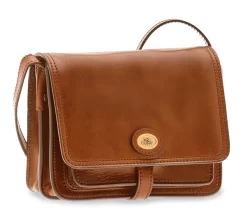 The Bridge Schultertasche Höhe 18cm Story Donna Braun