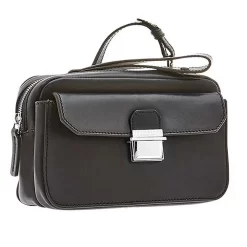 The Bridge Schultertasche Dante Schwarz 14cm