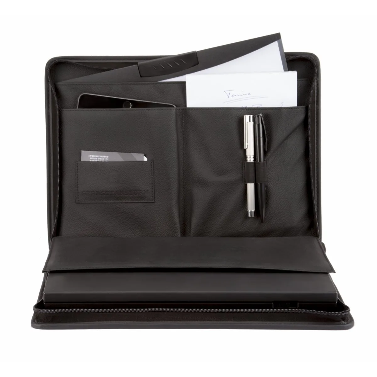 Leo - Laptoptasche 15" In Amazaque/Schwarz 4 Leo - Laptoptasche 15" In Amazaque/Schwarz – Bild 2