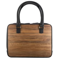 Mary - Henkeltasche In Amazaque/Schwarz -Modetaschen Geschäft compressed 10200102 4