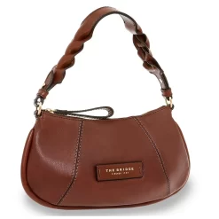 The Bridge Brigida - Clutch Tasche Leder Braun