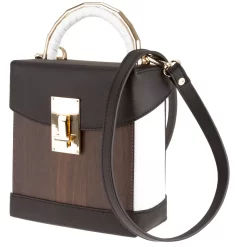 Lara - Umhängetasche In Räuchereiche/Weiss Und Schwarz -Modetaschen Geschäft compressed 30300205 1