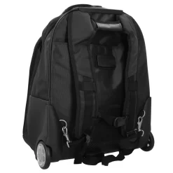 Trolley Rucksack 47,5cm Aus Nylon In Schwarz -Modetaschen Geschäft compressed 3444NY 3