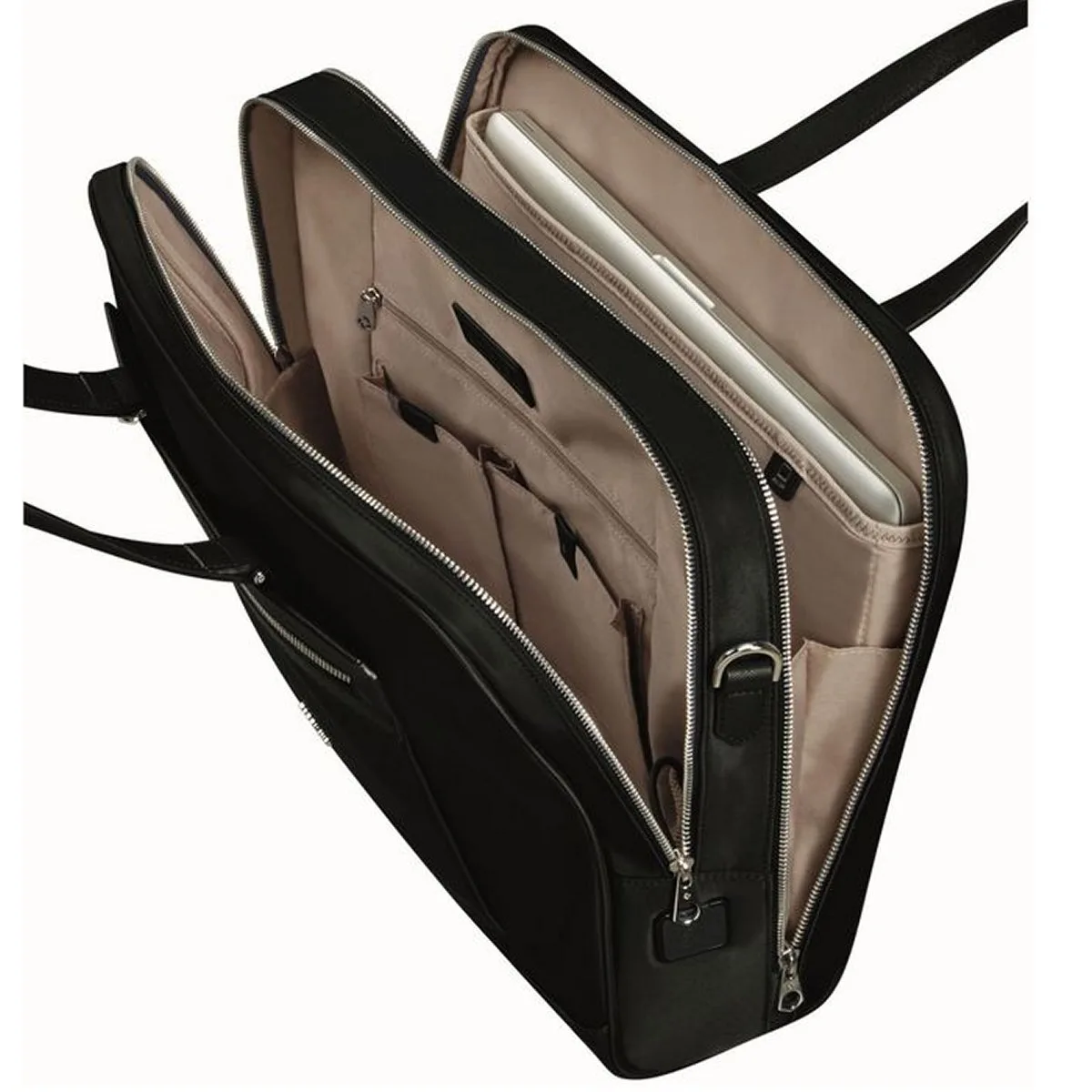 Samsonite Zalia 2.0 - Laptop Schultertasche 2-fächrig 15.6 Inch Schwarz 4 Samsonite Zalia 2.0 - Laptop Schultertasche 2-fächrig 15.6 Inch Schwarz – Bild 2