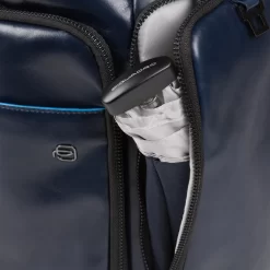 Piquadro B2 Revamp - Fast-Check Laptoprucksack Mit IPad®-Fach Und Regenschutz Blau -Modetaschen Geschäft compressed 422