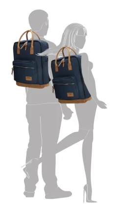 Rucksack Santiago 17" Blau 12 Rucksack Santiago 17" Blau -Modetaschen Geschäft compressed 46180002 3