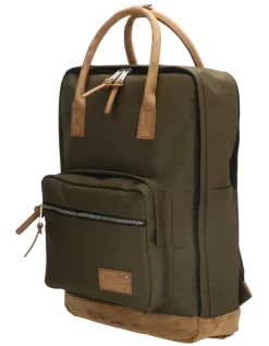 Rucksack Santiago 17" Olive -Modetaschen Geschäft compressed 46180029 6