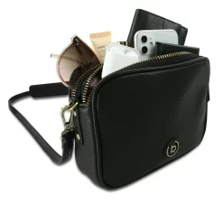 Bugatti Passione Umhängetasche Klein Schwarz -Modetaschen Geschäft compressed 49253401 props2