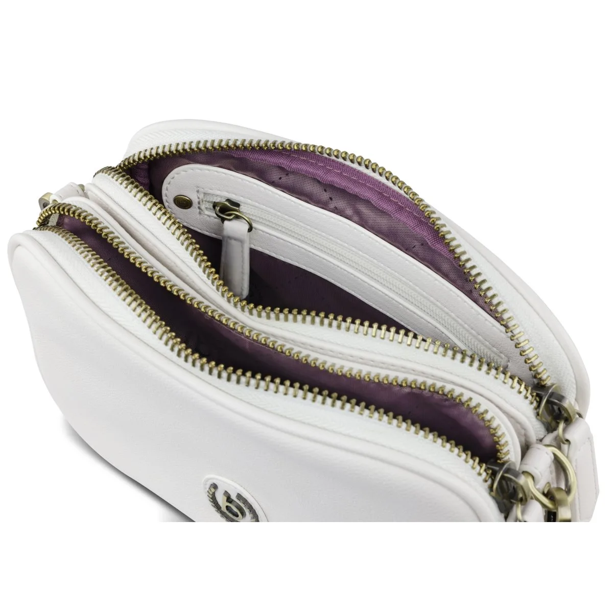 Bugatti Passione Umhängetasche Klein Weiss 8 Bugatti Passione Umhängetasche Klein Weiss – Bild 6