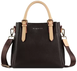 Bugatti Kurzgrifftasche Ella M In Dunkelbraun