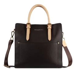 Bugatti Kurzgrifftasche Ella L In Dunkelbraun