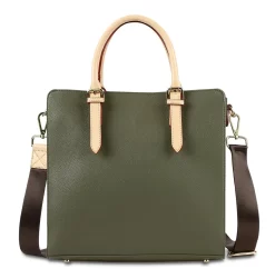 Bugatti Kurzgrifftasche Ella L In Olive -Modetaschen Geschäft compressed 49362184 back