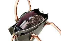 Bugatti Kurzgrifftasche Ella L In Olive -Modetaschen Geschäft compressed 49362184 props