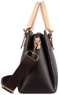 Bugatti Handtasche Ella M In Dunkelbraun 12 Bugatti Handtasche Ella M In Dunkelbraun -Modetaschen Geschäft compressed 49362302 side