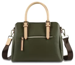 Bugatti Handtasche Ella M In Olive -Modetaschen Geschäft compressed 49362384 back