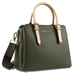 Bugatti Handtasche Ella M In Olive -Modetaschen Geschäft compressed 49362384 frontside