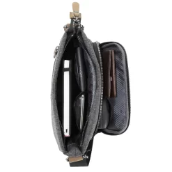 Bugatti Luce Schultertasche Grau -Modetaschen Geschäft compressed 49650049 InsideTop Props