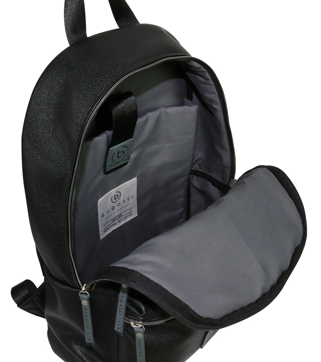 Bugatti Moto D Rucksack Basic Schwarz 4 Bugatti Moto D Rucksack Basic Schwarz – Bild 2