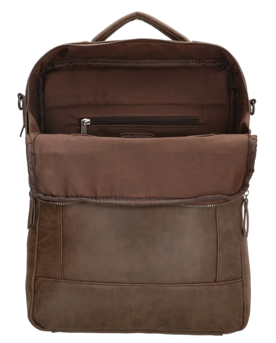 Rucksack Nikki 15" Braun 4 Rucksack Nikki 15" Braun – Bild 2