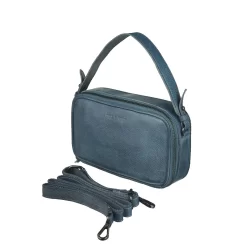 Leder Club-Handtasche In Himmelblau -Modetaschen Geschäft compressed 70 2015 club bag skyblue 3