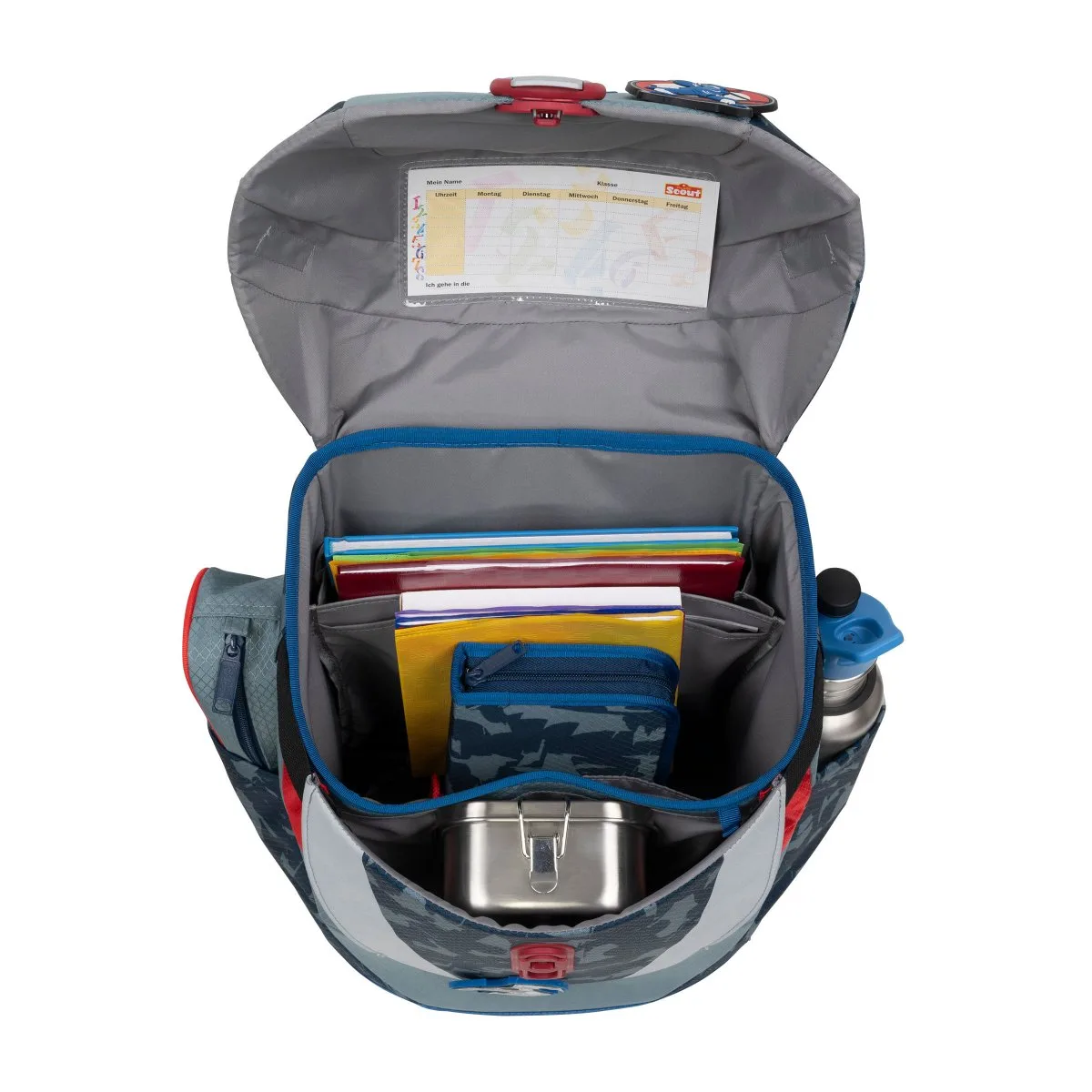 Scout Sunny Set II Schulrucksack Set Blue Ninja 4 Scout Sunny Set II Schulrucksack Set Blue Ninja – Bild 2