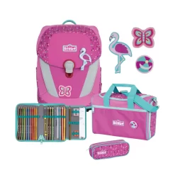 Scout Sunny Set II Schulrucksack Set Flamingo