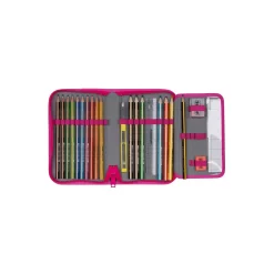 Scout Alpha Schulrucksack Set Pretty Pink -Modetaschen Geschäft compressed 74400684300 Federmappe fmof