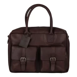 BURKELY Vintage Finn Workbag Dunkelbraun