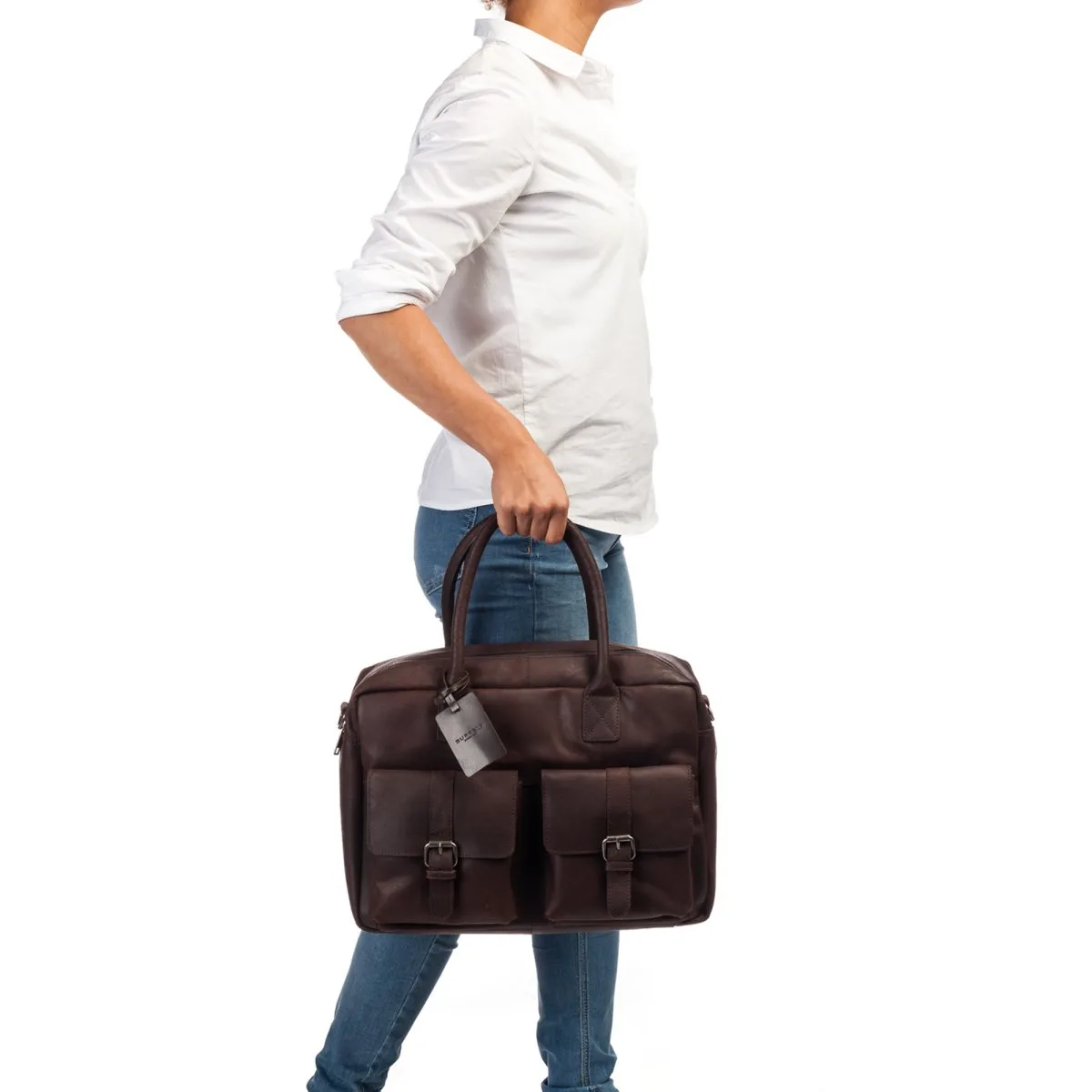 BURKELY Vintage Finn Workbag Dunkelbraun 9 BURKELY Vintage Finn Workbag Dunkelbraun – Bild 7