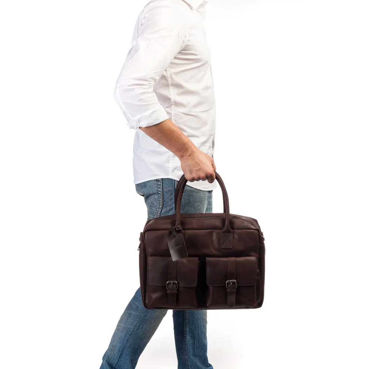 BURKELY Vintage Finn Workbag Dunkelbraun 8 BURKELY Vintage Finn Workbag Dunkelbraun – Bild 6