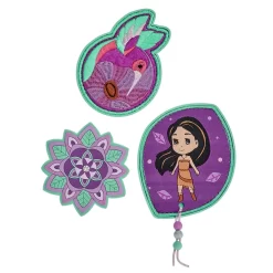 ErgoFlex Schulrucksack Set Purple Dots -Modetaschen Geschäft compressed 8405151 Buttons ws