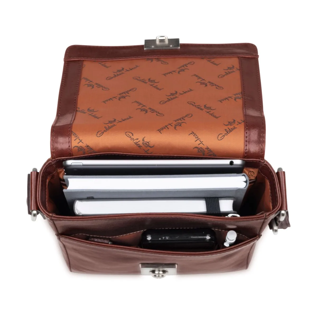 Golden Head Colorado Business - Umhängetasche Tabacco 4 Golden Head Colorado Business - Umhängetasche Tabacco – Bild 2