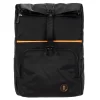 Eolo - Rucksack Rolltop In Schwarz -Modetaschen Geschäft compressed B3Y0449300101