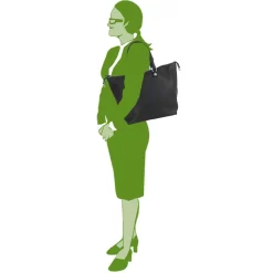 My Lady Shopper In Schwarz -Modetaschen Geschäft compressed BEL 83031 01004