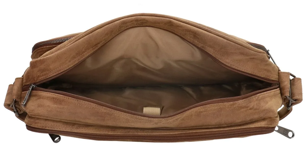 Laptop-Schultertasche Madrid 15" Braun 4 Laptop-Schultertasche Madrid 15" Braun – Bild 2