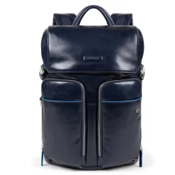 Piquadro B2 Revamp - Fast-Check Laptoprucksack Blau