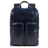 Piquadro B2 Revamp - Fast-Check Laptoprucksack 13" Blau -Modetaschen Geschäft compressed Bild590