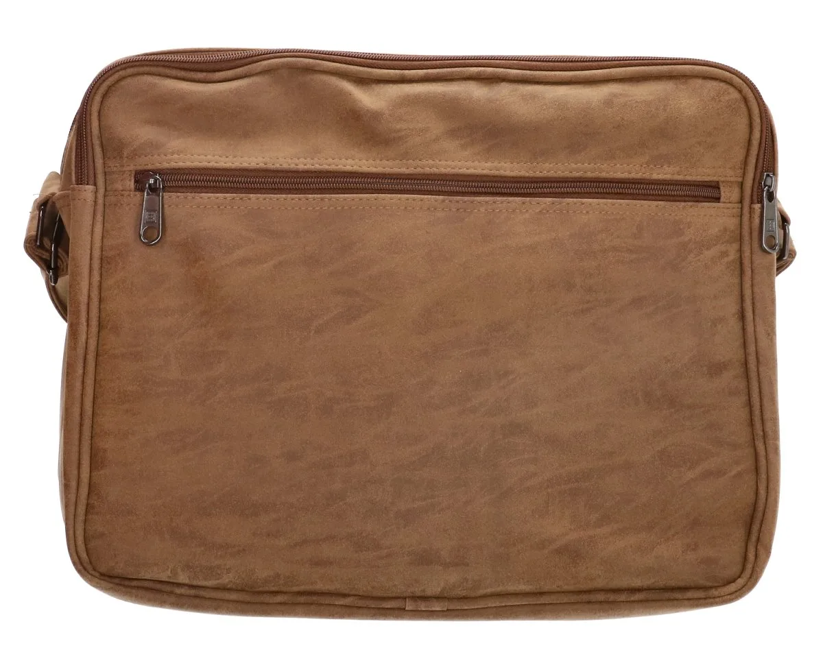 Laptop-Schultertasche Madrid 15" Braun 6 Laptop-Schultertasche Madrid 15" Braun – Bild 4