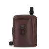 Piquadro Umhängetasche Mit IPad®-Fach In Dunkelbraun -Modetaschen Geschäft compressed CA1816AP TM