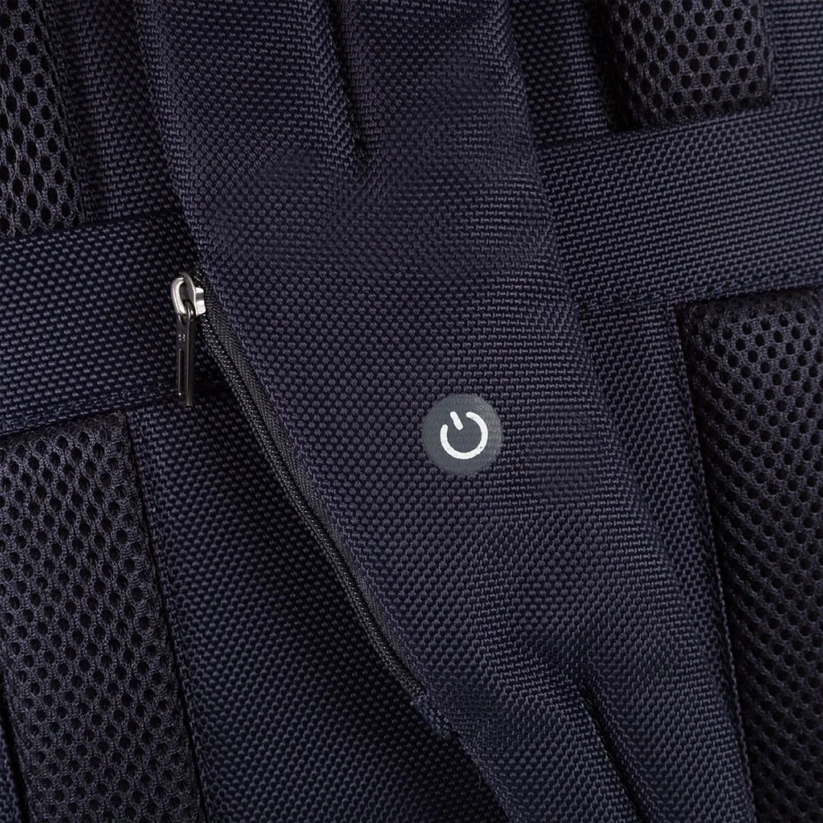 Piquadro Laptoprucksack Aus Rezykliertem Stoff Mit LED Licht Blau 5 Piquadro Laptoprucksack Aus Rezykliertem Stoff Mit LED Licht Blau – Bild 3