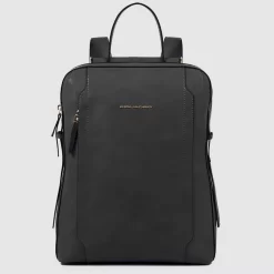 Piquadro Laptoprucksack Mit IPad-Fach Schwarz