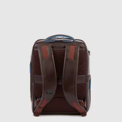 Piquadro Blue Square - Laptoprucksack 15.6" Mit IPad-Halter In Mahagoni -Modetaschen Geschäft compressed CA4818B2V MO DETT2