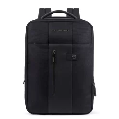 Piquadro Ausdehnbarer, Schmaler Laptoprucksack Mit IPad®-Fach In Blau 42 Cm