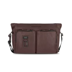 Piquadro Harper - Fahrrad Laptopkuriertasche Mit IPad®Pro 12.9"-Fach In Dunkelbraun