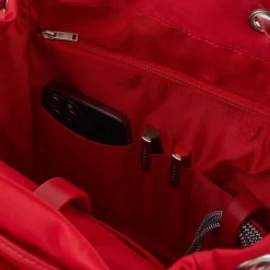 Piquadro Ryan - Damenrucksack Aus Rezykliertem Stoff Mit IPad®-Fach In Rot 13 Piquadro Ryan - Damenrucksack Aus Rezykliertem Stoff Mit IPad®-Fach In Rot -Modetaschen Geschäft compressed CA5696RY R 3
