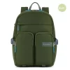 Piquadro Ryan - Laptoprucksack Aus Rezykliertem Stoff In Waldgrün -Modetaschen Geschäft compressed CA5699RY VE