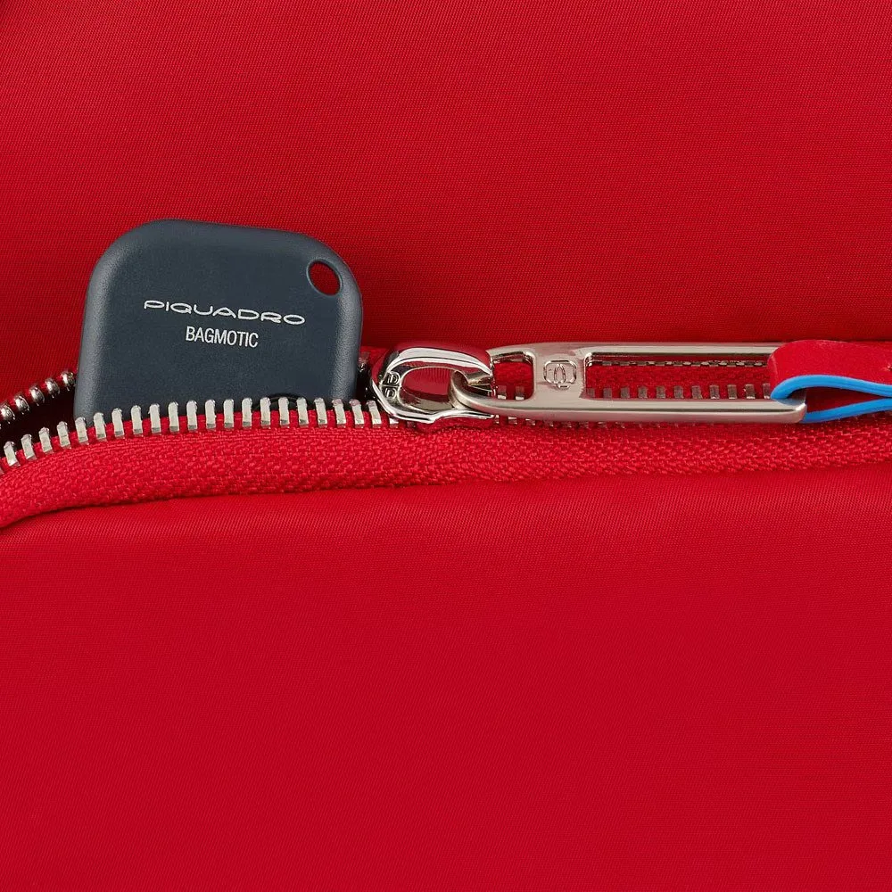 Piquadro Ryan - Laptoprucksack Aus Rezykliertem Stoff In Rot 8 Piquadro Ryan - Laptoprucksack Aus Rezykliertem Stoff In Rot – Bild 6