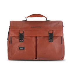 Piquadro Harper - Laptoptasche Mit IPad®Pro 12.9"-Fach In Orange