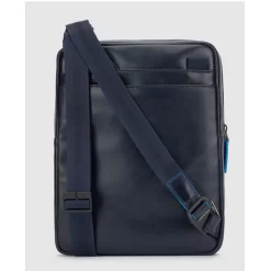 Piquadro Blue Square - IPad Crossbody Bag Blau -Modetaschen Geschäft compressed CA5943B2V BLU DETT2